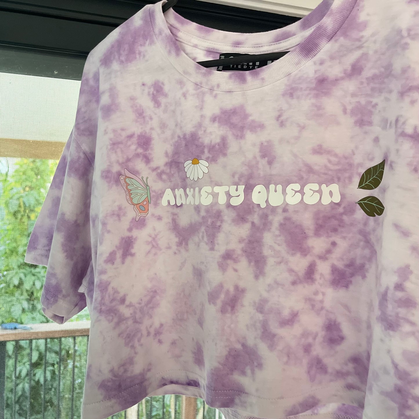 Size 3XL - Anxiety Queen Crop Top