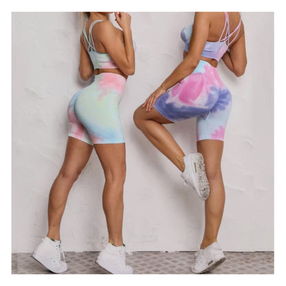 Tie-dye 2 Piece Gym Sets