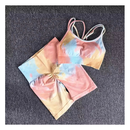 Tie-dye 2 Piece Gym Sets