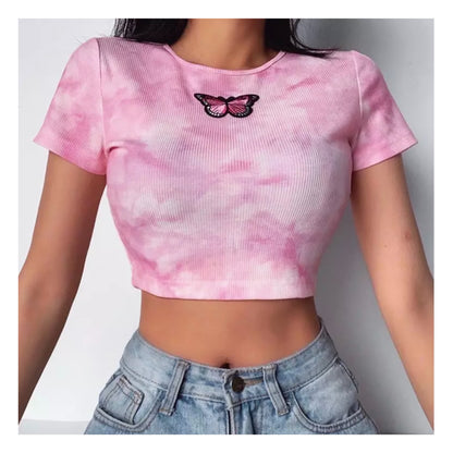 Butterfly Crop Tops