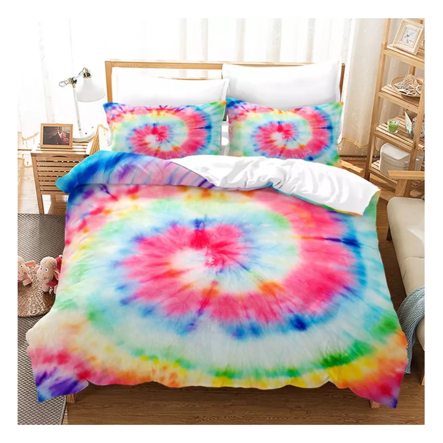 Spiral Tie-dye Doona Set