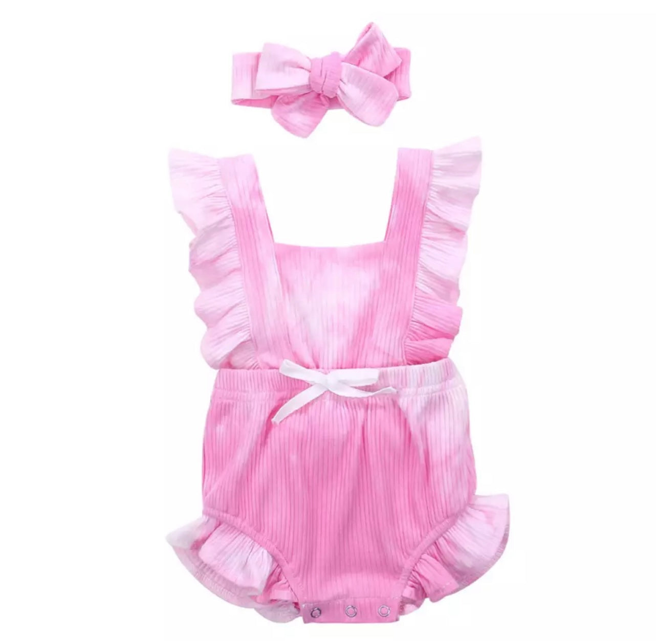 Baby Romper & Headband Set