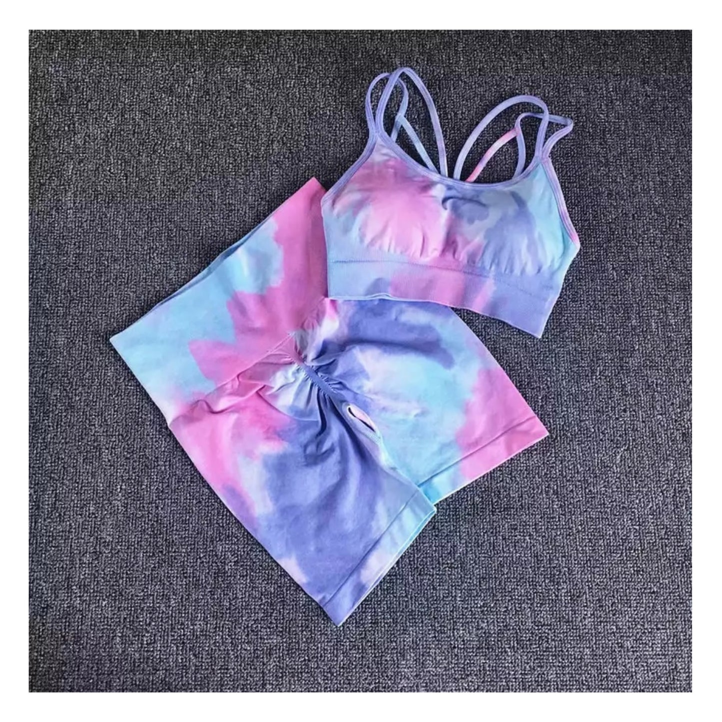 Tie-dye 2 Piece Gym Sets