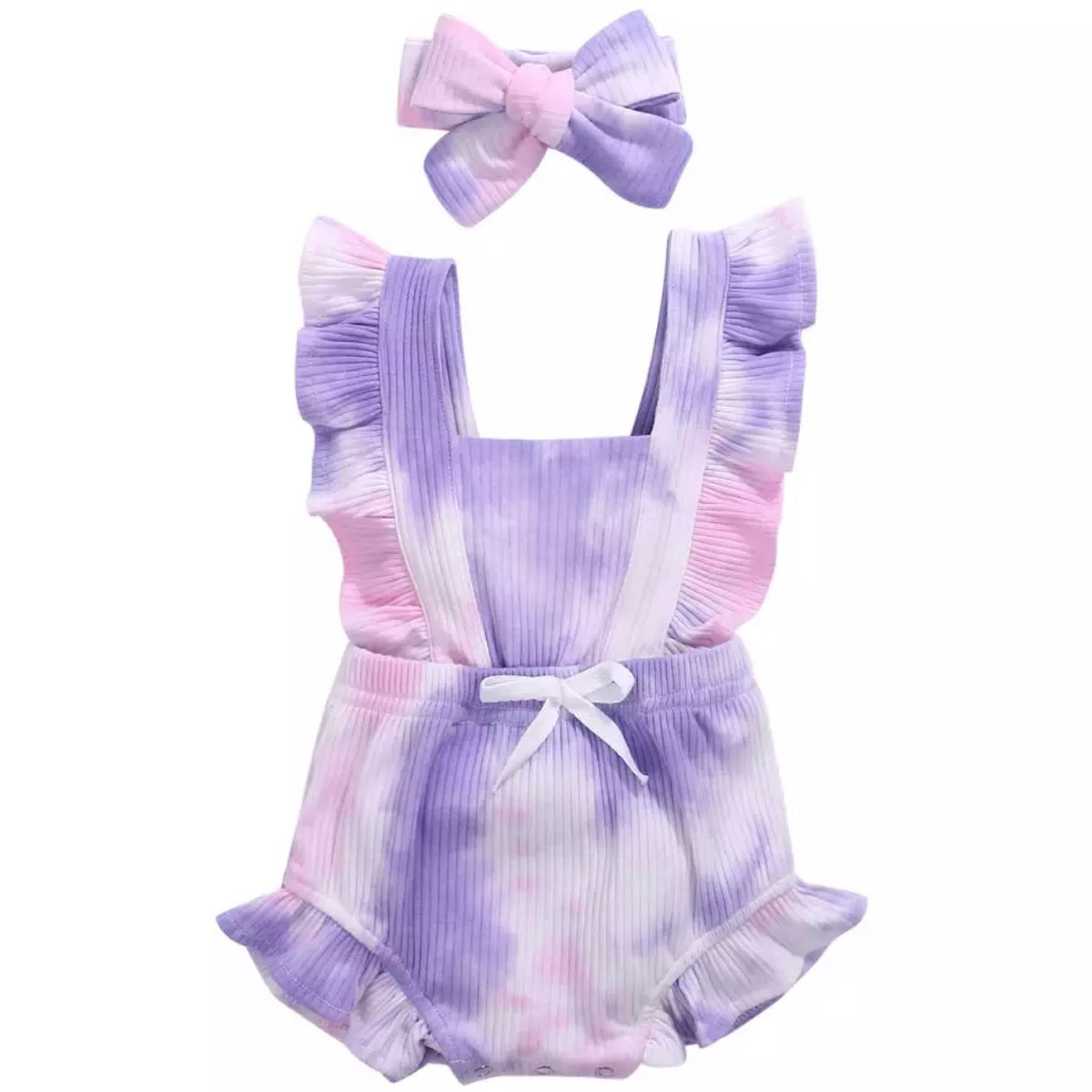 Baby Romper & Headband Set